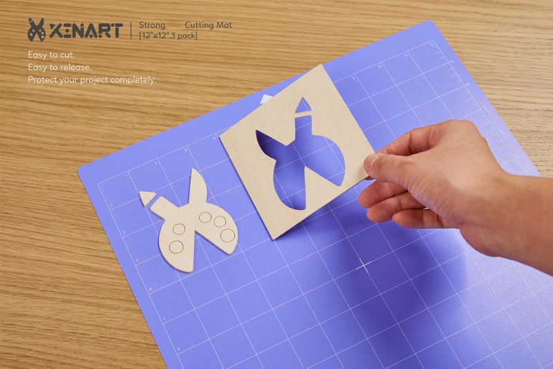 XINART Cutting Mat for Silhouette Cameo 4/3/2/1(3 Mats,12x12 inch) Strong Adhesive Sticky Accessories Craft Vinyl Replacement Cut Mats for Silhouette Cameo - Image 4